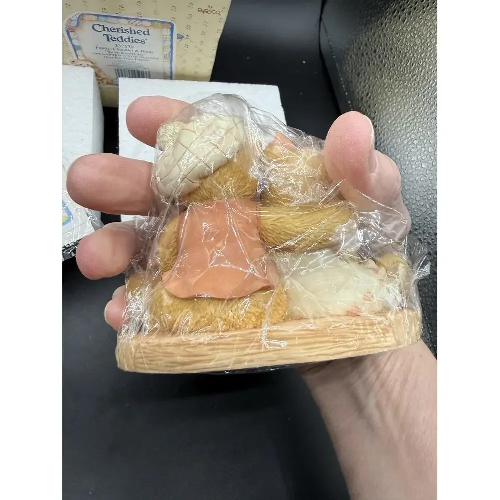 Cherished Teddies Vintage 1998 Penny, Chandler & Boots Figurine New! -7